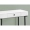 Monarch Specialties Computer Desk, Home Office, Laptop, Storage Drawers, 42"L, Work, Metal, Glossy White, Black I 7385 - alternate 8
